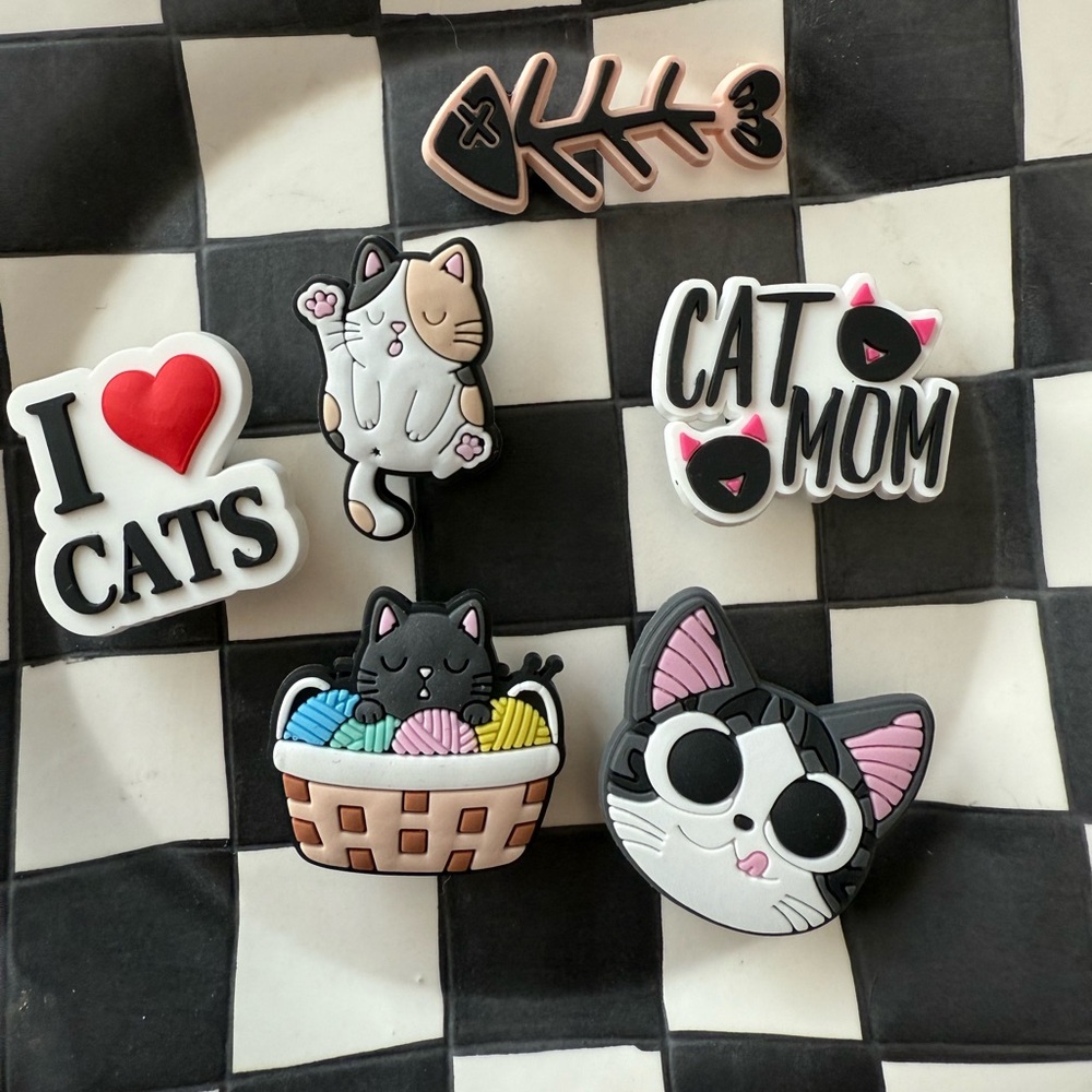 Cat Mom Croc Charms #2 unisex